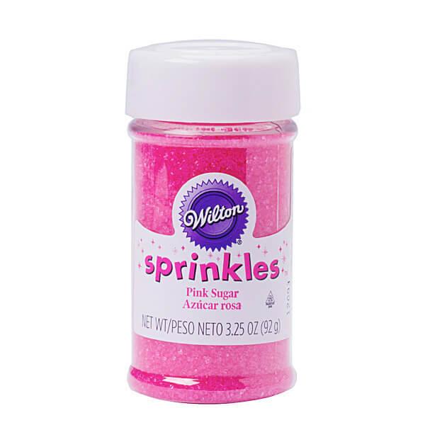 Pink Colored Sugar: 3.25-Ounce Bottle - Candy Warehouse