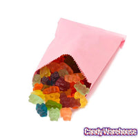 Pink Gourmet Candy Bags: 100-Piece Pack - Candy Warehouse