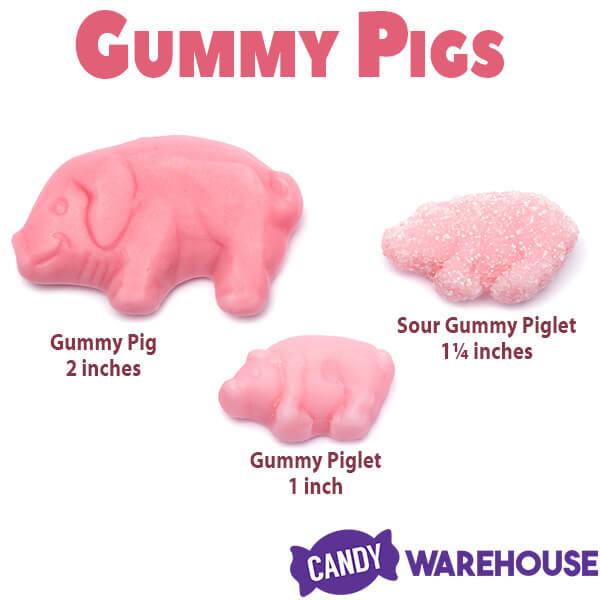 Pink Gummy Piglets: 1KG Bag - Candy Warehouse