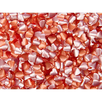 Pink Hearts Edible Accents: 0.06-Ounce Bottle - Candy Warehouse