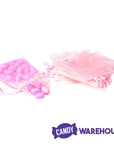 Pink Organza Candy Bags: 30-Piece Pack
