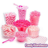 Pink Strawberry Rocks Candy: 3.74LB Tub - Candy Warehouse