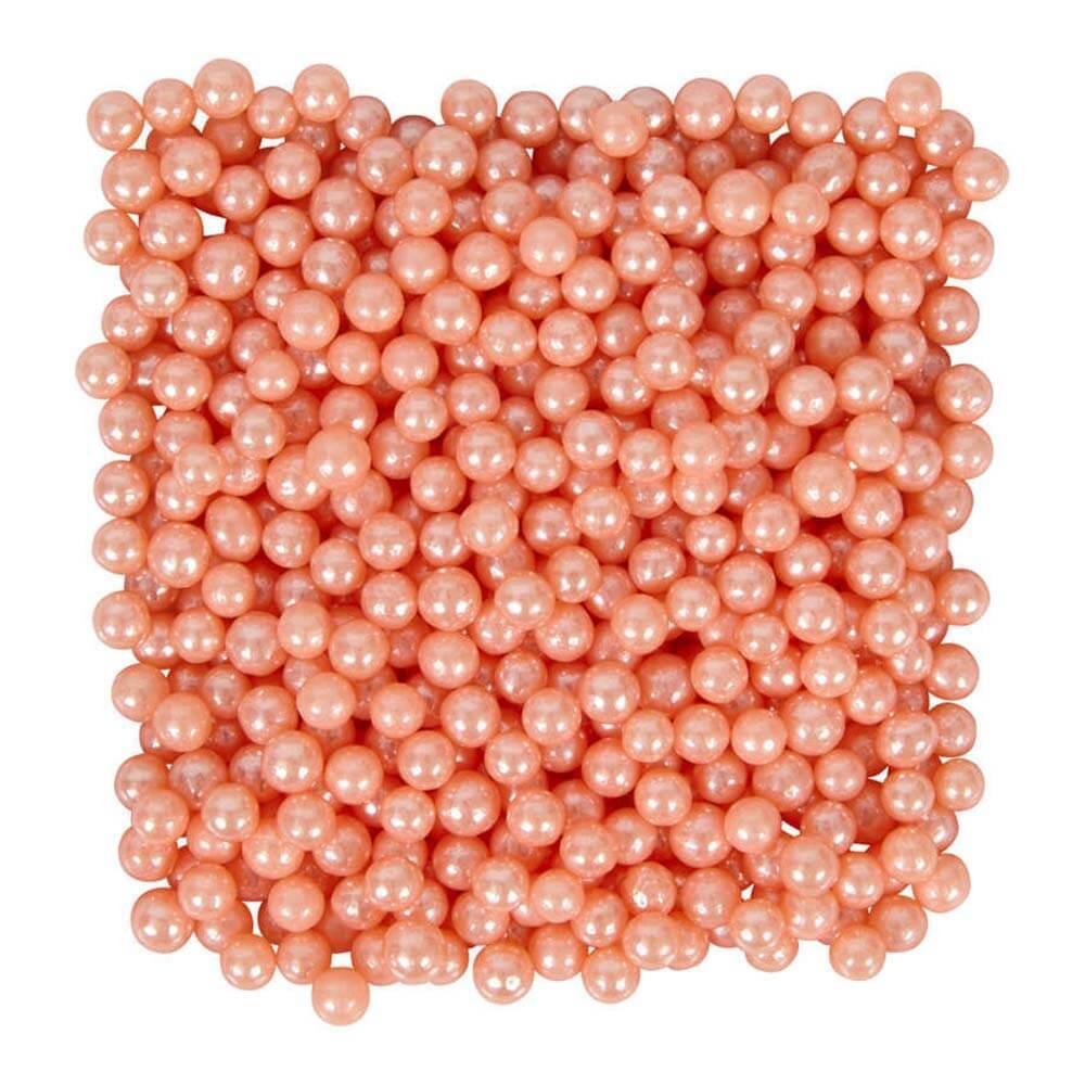 Pink Sugar Pearls Sprinkles: 5-Ounce Bottle - Candy Warehouse