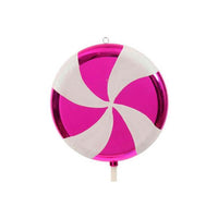 Pink Swirl Plastic Candy Lollipop - 24 Inch - Candy Warehouse