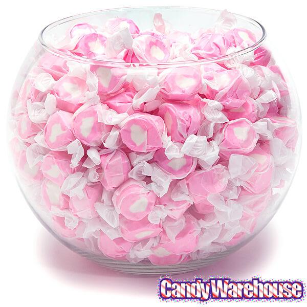 Pink with White Center Taffy: 3LB Bag - Candy Warehouse