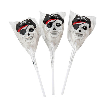 Pirate Skull Pops: 12-Piece Box - Candy Warehouse