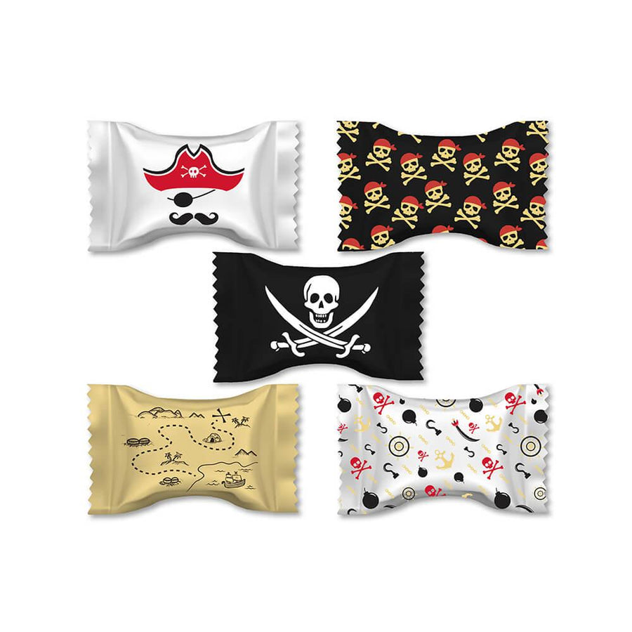 Pirate Wrapped Buttermint Creams: 300-Piece Case - Candy Warehouse