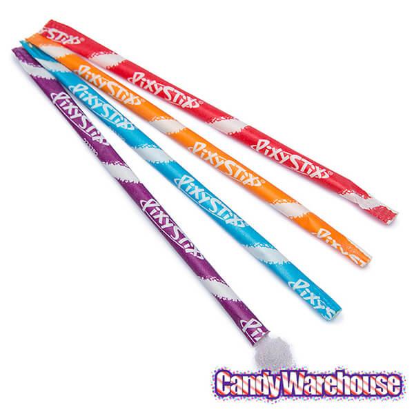 Pixy Stix Candy Powder Straws: 100-Piece Bag - Candy Warehouse
