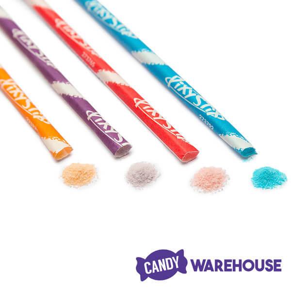 Pixy Stix Candy Powder Straws 4-Ounce Bags: 12-Piece Box - Candy Warehouse