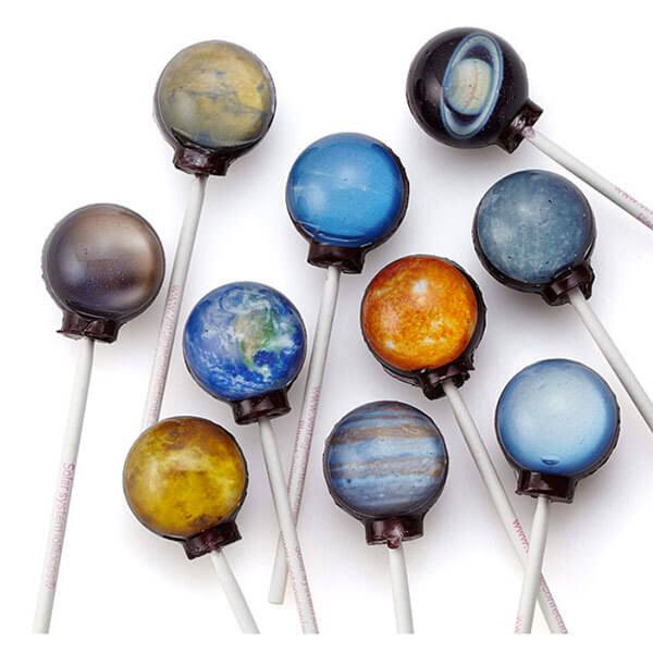Planet Pops Space Suckers: 10-Piece Gift Pack - Candy Warehouse