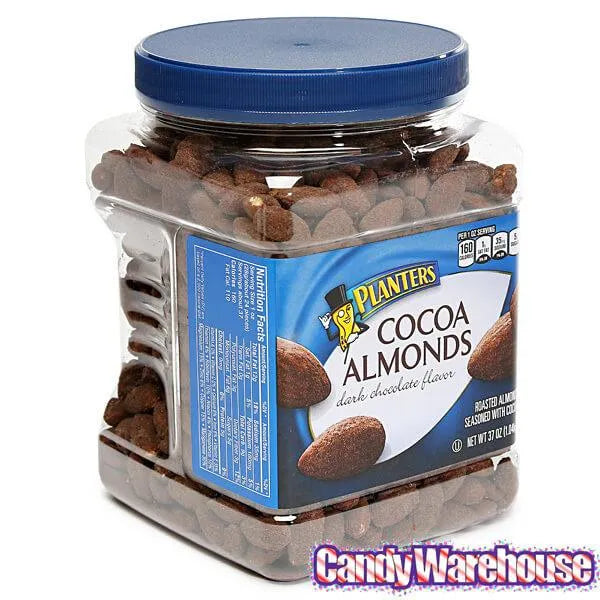 Planters Cocoa Roasted Almonds 37Ounce Tub Candy Warehouse