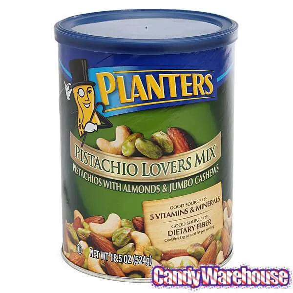 Planters Pistachio Lovers Nut Mix 18.5Ounce Can Candy Warehouse