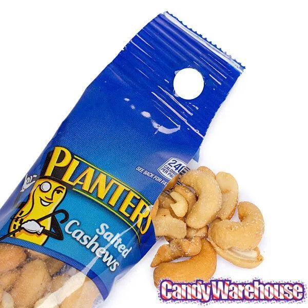 Planters Salted Cashews 1.5Ounce Bags 18Piece Box Candy Warehouse