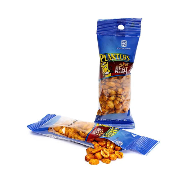 Planters Spicy Heat Peanuts 1.75-Ounce Bags: 18-Piece Box – Candy