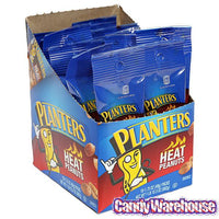 Planters Spicy Heat Peanuts 1.75-Ounce Bags: 18-Piece Box - Candy Warehouse