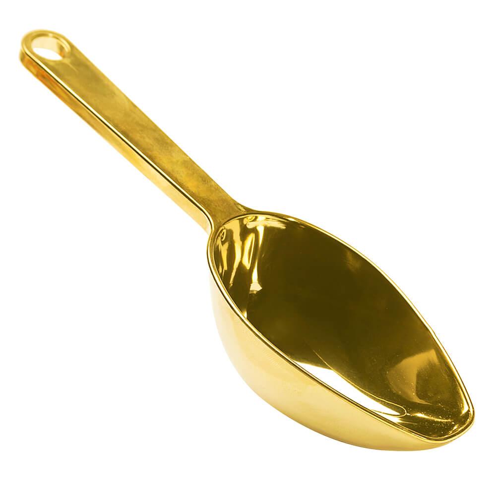 Plastic 2-Ounce Candy Scoop - Gold - Candy Warehouse