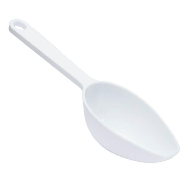 Plastic 2-Ounce Candy Scoop - White - Candy Warehouse