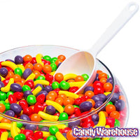 Plastic 2-Ounce Candy Scoop - White - Candy Warehouse