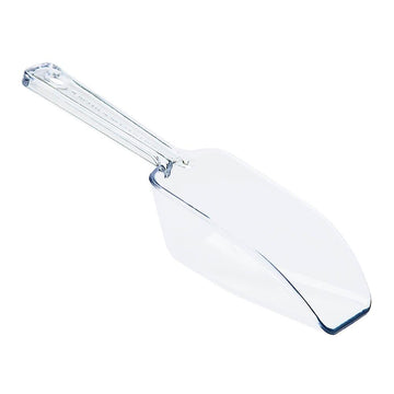 Plastic 2-Ounce Flat Bottom Candy Scoop - Clear - Candy Warehouse