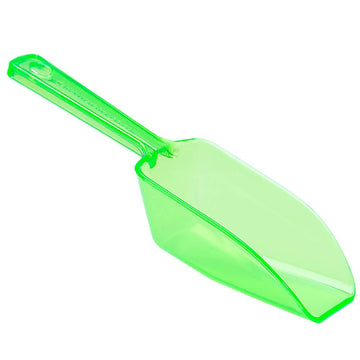 Plastic 2-Ounce Flat Bottom Candy Scoop - Green - Candy Warehouse