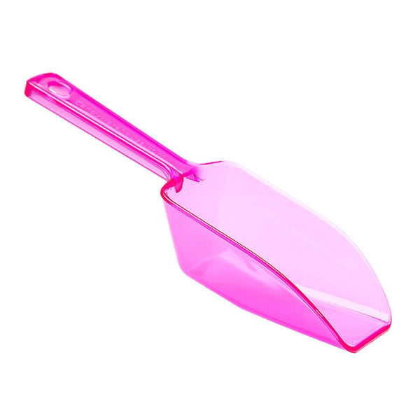 Party Darby Plastic 2-Ounce Flat Bottom Candy Scoop - Pink
