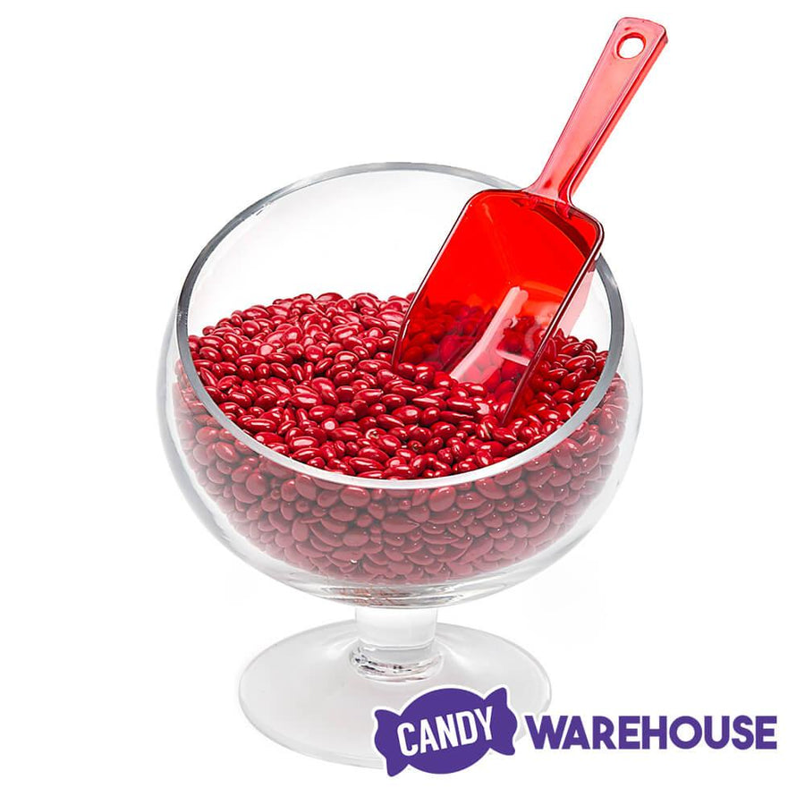 Plastic 2-Ounce Flat Bottom Candy Scoop - Red - Candy Warehouse