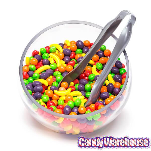 Plastic 6-Inch Candy Tongs - Silver - Candy Warehouse