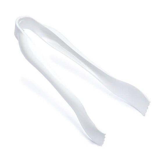 Plastic 6-Inch Candy Tongs - White | Candy Warehouse