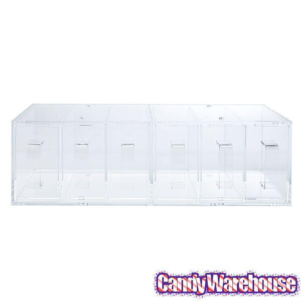 Plexiglas Candy Drawers: 6-Drawer Unit - Candy Warehouse