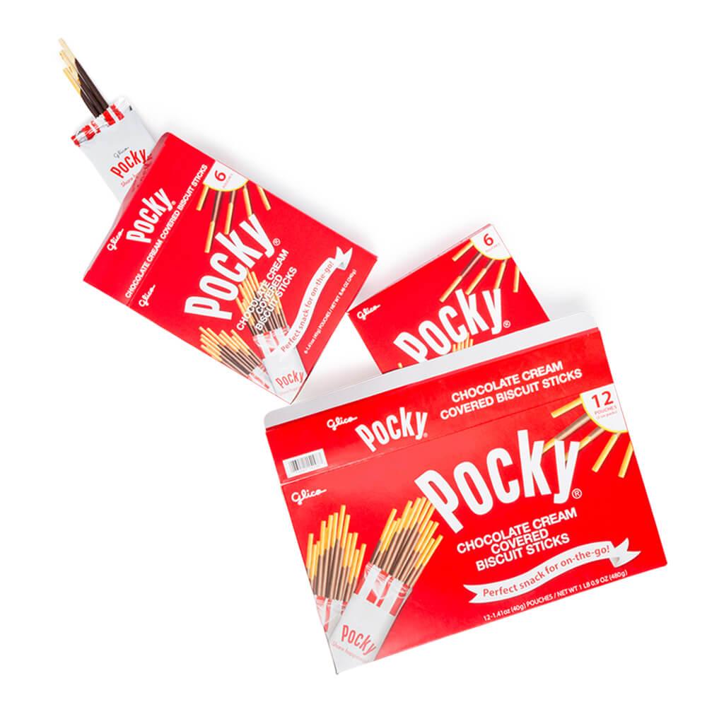 Pocky Chocolate Cream Sticks: 12-Piece Box - Candy Warehouse
