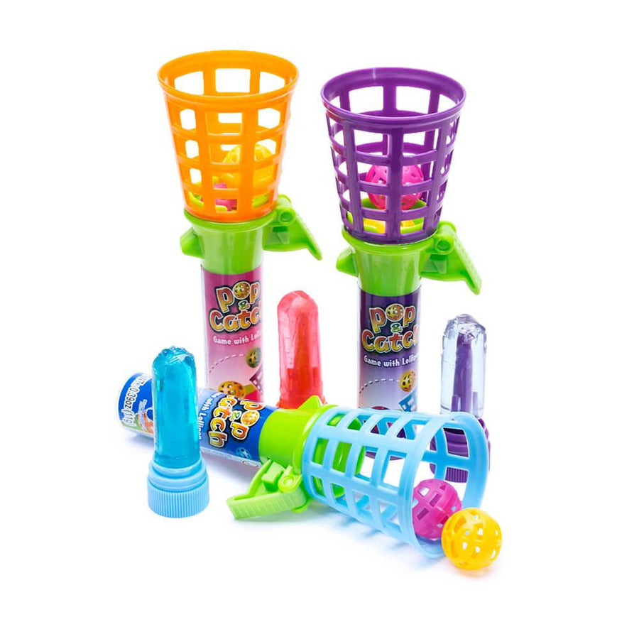 Pop & Catch Game with Lollipop: 12-Piece Box - Candy Warehouse