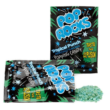 Pop Rocks Candy Packs - Tropical Fruit Punch: 24-Piece Box - Candy Warehouse
