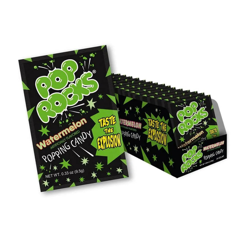 Pop Rocks Packets Pop Rocks Candy Packs - Watermelon: 24-Piece Box – Candy Warehouse