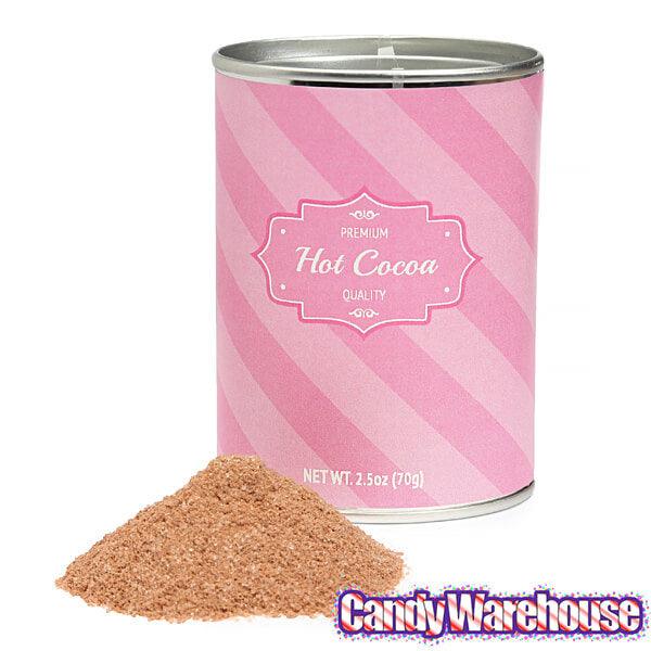 Premium Hot Chocolate Powder - Pink Tins: 6-Piece Box - Candy Warehouse