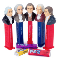 Presidents 1789-1825 PEZ Candy Dispensers: 5-Piece Gift Box - Candy Warehouse