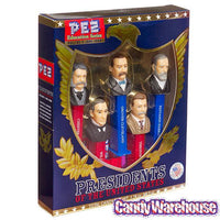 Presidents 1881-1909 PEZ Candy Dispensers: 5-Piece Gift Box - Candy Warehouse