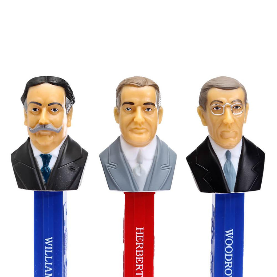 Presidents 1909-1933 PEZ Candy Dispensers: 5-Piece Gift Box - Candy Warehouse