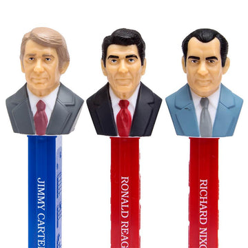 Presidents 1969-1989 PEZ Candy Dispensers: 5-Piece Gift Box - Candy Warehouse