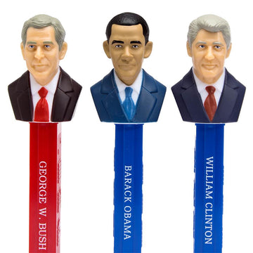 Presidents 1989-2017 PEZ Candy Dispensers: 5-Piece Gift Box - Candy Warehouse