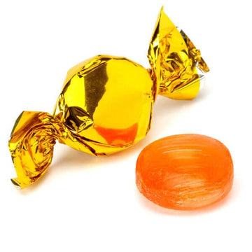 Primrose Metallic Foiled Hard Candy Buttons - Gold: 5LB Bag - Candy Warehouse