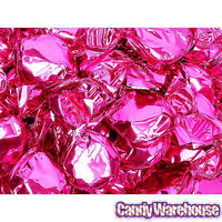 Primrose Metallic Foiled Hard Candy Buttons - Hot Pink: 5LB Bag - Candy Warehouse
