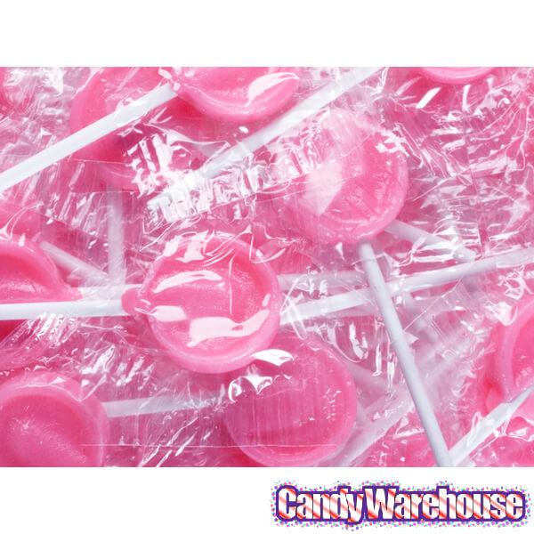 Primrose Pink Tutti Fruitti Lollipops: 5LB Bag - Candy Warehouse