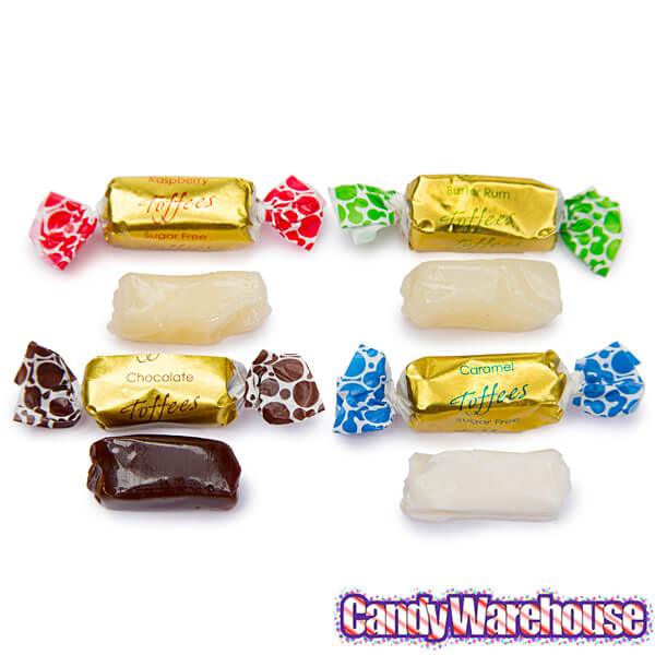 Primrose Sugar Free Caramel Toffee Rolls Assortment: 5LB Bag - Candy Warehouse