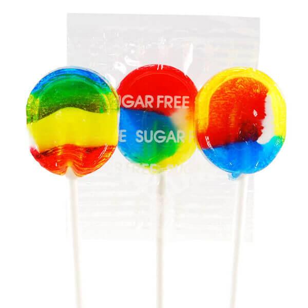 Primrose Sugar Free Rainbow Lollipops: 2LB Bag - Candy Warehouse