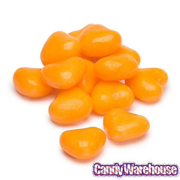 Primrose Tiny Candy Hearts - Orange: 5LB Bag - Candy Warehouse