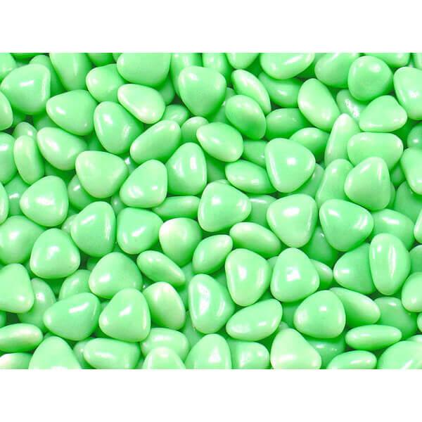 Primrose Tiny Candy Hearts - Pastel Green: 5LB Bag - Candy Warehouse