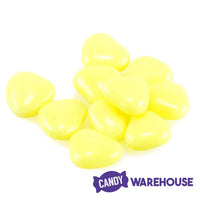 Primrose Tiny Candy Hearts - Pastel Yellow: 5LB Bag - Candy Warehouse