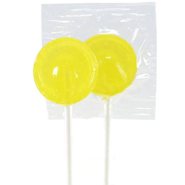 Primrose Yellow Lemon Lollipops: 5LB Bag - Candy Warehouse