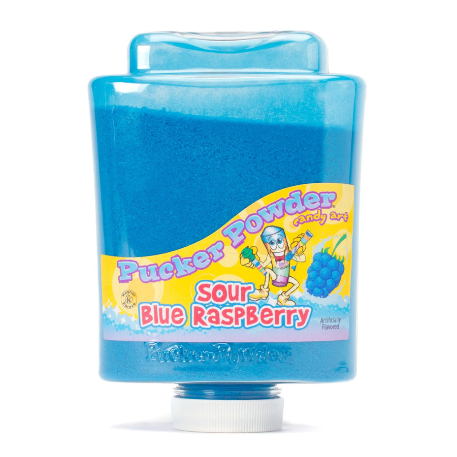 Pucker Powder - Blue Raspberry: 9-Ounce Bottle | Candy Warehouse