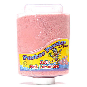 Pucker Powder - Pink Lemonade: 9-Ounce Bottle - Candy Warehouse